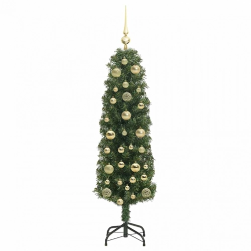 Mākslīgā Ziemassvētku Eglīte With Leds Zaļa 150 Cm Pvc Vidaxl