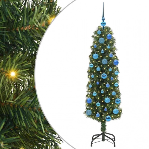 Mākslīgā Ziemassvētku Eglīte With Leds Zaļa 150 Cm Pvc Vidaxl