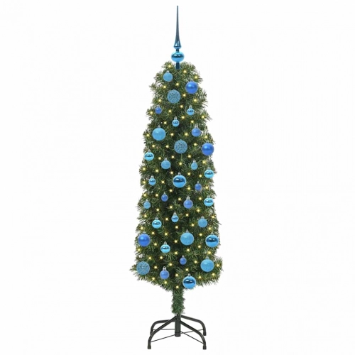 Mākslīgā Ziemassvētku Eglīte With Leds Zaļa 150 Cm Pvc Vidaxl