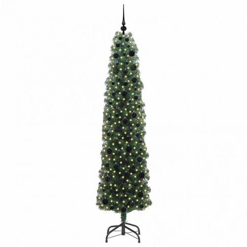 Mākslīgā Ziemassvētku Eglīte With Leds Zaļa 210 Cm Pvc Vidaxl