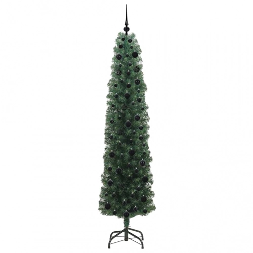 Mākslīgā Ziemassvētku Eglīte With Leds Zaļa 210 Cm Pvc Vidaxl