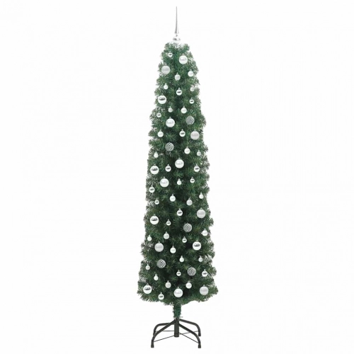Mākslīgā Ziemassvētku Eglīte With Leds Zaļa 210 Cm Pvc Vidaxl