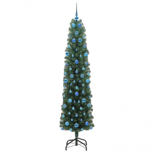 Mākslīgā Ziemassvētku Eglīte With Leds Zaļa 210 Cm Pvc Vidaxl