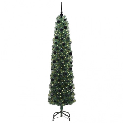 Mākslīgā Ziemassvētku Eglīte With Leds Zaļa 240 Cm Pvc Vidaxl