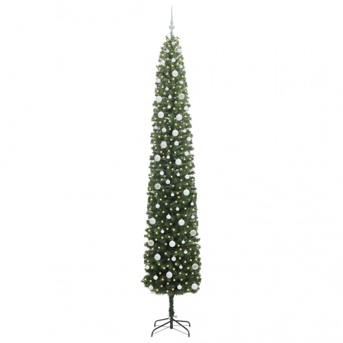 Mākslīgā Ziemassvētku Eglīte With Leds Zaļa 270 Cm Pvc Vidaxl