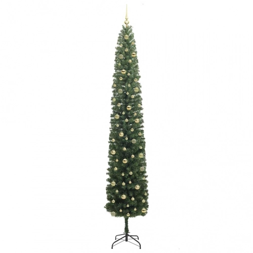 Mākslīgā Ziemassvētku Eglīte With Leds Zaļa 270 Cm Pvc Vidaxl