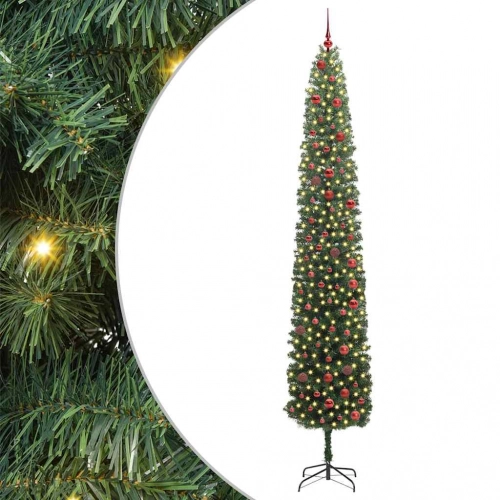 Mākslīgā Ziemassvētku Eglīte With Leds Zaļa 300 Cm Pvc Vidaxl