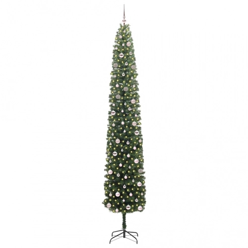 Mākslīgā Ziemassvētku Eglīte With Leds Zaļa 300 Cm Pvc Vidaxl