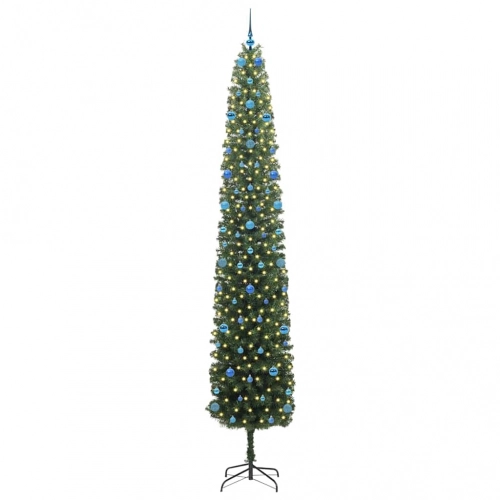 Mākslīgā Ziemassvētku Eglīte With Leds Zaļa 300 Cm Pvc Vidaxl