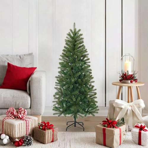 Mākslīgā Ziemassvētku Eglīte Zaļa 120 Cm Pvc, Pe Un Tērauds Vidaxl