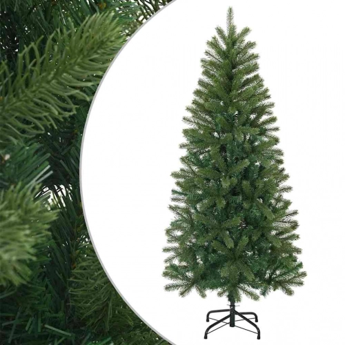 Mākslīgā Ziemassvētku Eglīte Zaļa 120 Cm Pvc, Pe Un Tērauds Vidaxl