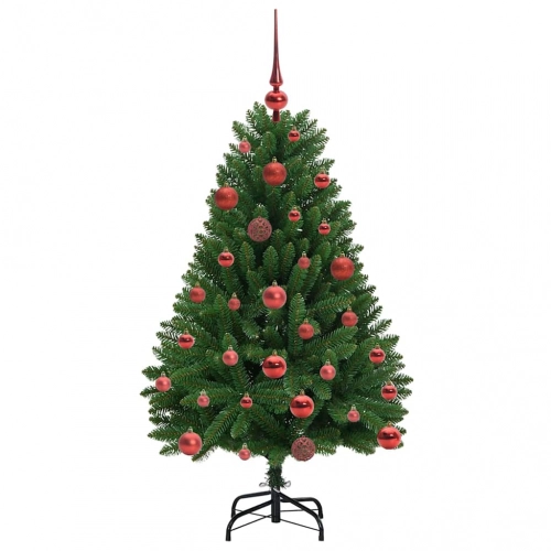 Mākslīgā Ziemassvētku Eglīte Zaļa 120 Cm Pvc Un Metāls Vidaxl