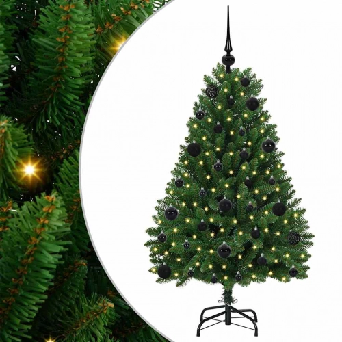 Mākslīgā Ziemassvētku Eglīte Zaļa 120 Cm Pvc Un Metāls Vidaxl