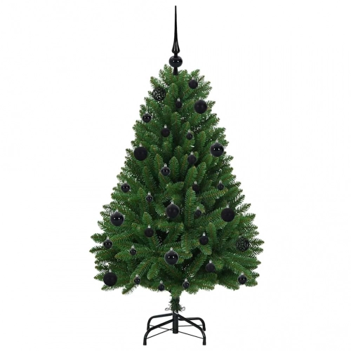 Mākslīgā Ziemassvētku Eglīte Zaļa 120 Cm Pvc Un Metāls Vidaxl