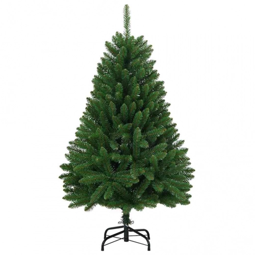 Mākslīgā Ziemassvētku Eglīte Zaļa 120 Cm Pvc Un Metāls Vidaxl