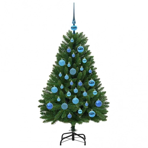 Mākslīgā Ziemassvētku Eglīte Zaļa 120 Cm Pvc Un Metāls Vidaxl