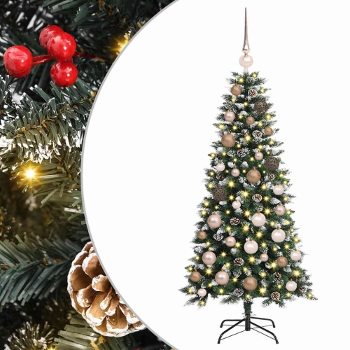Mākslīgā Ziemassvētku Eglīte Zaļa 120 Cm Pvc Vidaxl