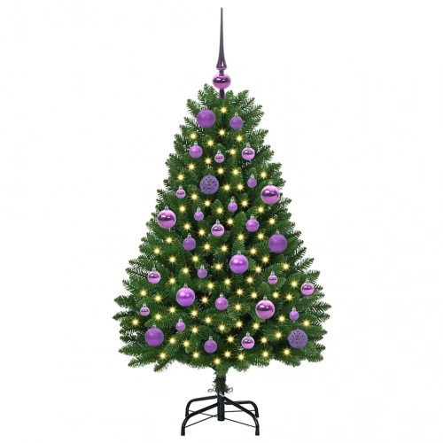 Mākslīgā Ziemassvētku Eglīte Zaļa 120 Cm Pvc Vidaxl
