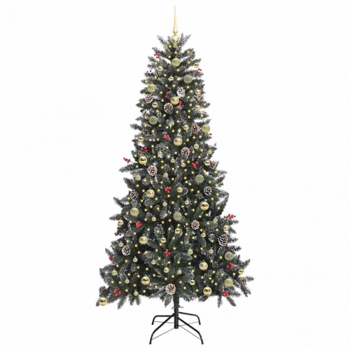 Mākslīgā Ziemassvētku Eglīte Zaļa 129.5 X 129.5 X 240 Cm Vidaxl