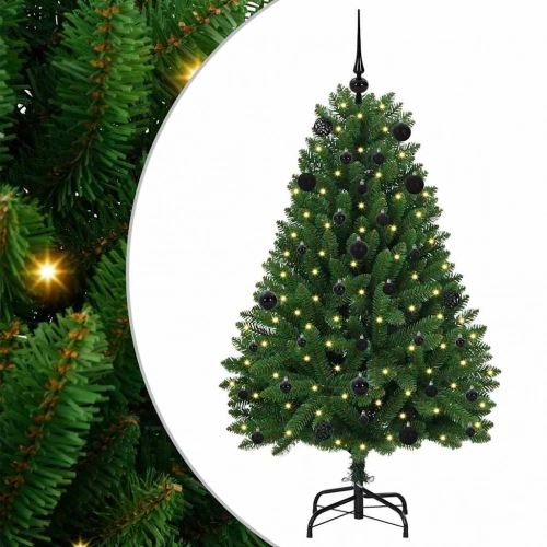 Mākslīgā Ziemassvētku Eglīte Zaļa 150 Cm Pvc Un Metāls Vidaxl