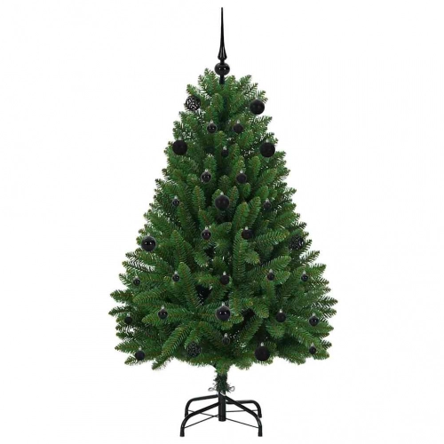 Mākslīgā Ziemassvētku Eglīte Zaļa 150 Cm Pvc Un Metāls Vidaxl