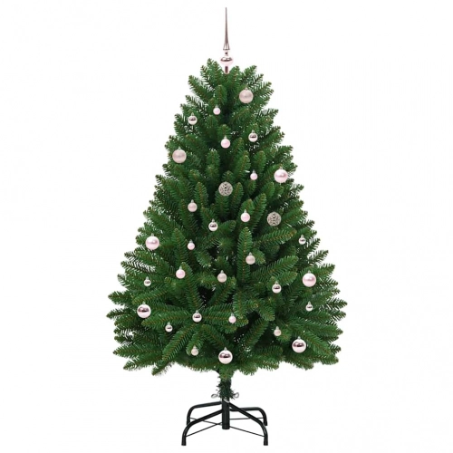 Mākslīgā Ziemassvētku Eglīte Zaļa 150 Cm Pvc Un Metāls Vidaxl