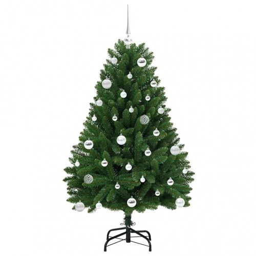 Mākslīgā Ziemassvētku Eglīte Zaļa 150 Cm Pvc Un Metāls Vidaxl