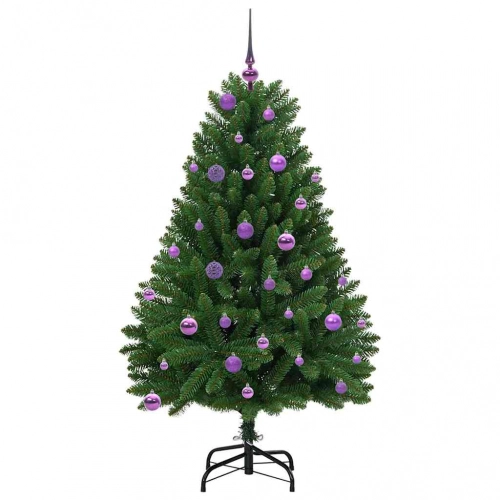 Mākslīgā Ziemassvētku Eglīte Zaļa 150 Cm Pvc Un Metāls Vidaxl
