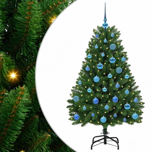 Mākslīgā Ziemassvētku Eglīte Zaļa 150 Cm Pvc Un Metāls Vidaxl