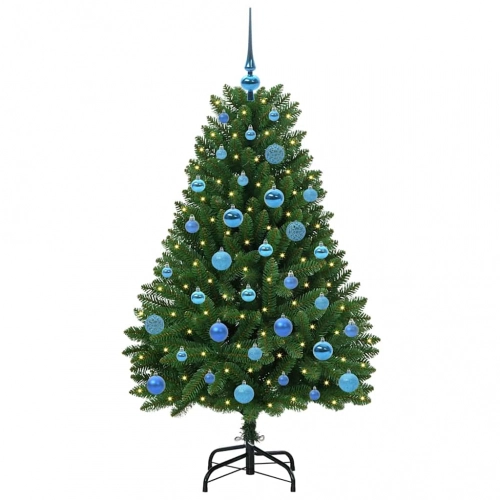 Mākslīgā Ziemassvētku Eglīte Zaļa 150 Cm Pvc Un Metāls Vidaxl