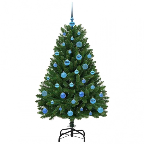 Mākslīgā Ziemassvētku Eglīte Zaļa 150 Cm Pvc Un Metāls Vidaxl