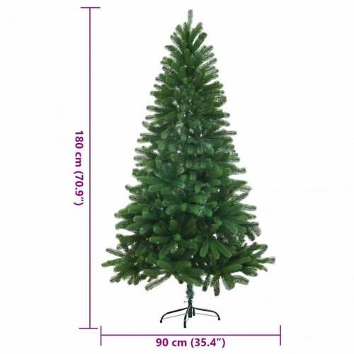 Mākslīgā Ziemassvētku Eglīte Zaļa 180 Cm Pe Vidaxl