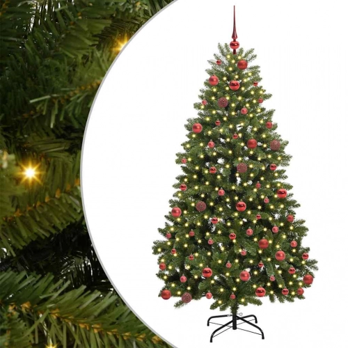 Mākslīgā Ziemassvētku Eglīte Zaļa 180 Cm Pvc Un Metāls Vidaxl