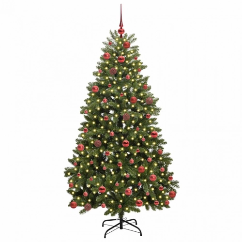 Mākslīgā Ziemassvētku Eglīte Zaļa 180 Cm Pvc Un Metāls Vidaxl