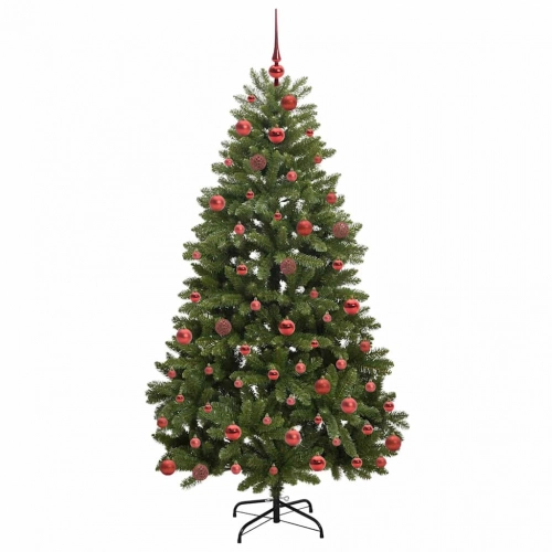 Mākslīgā Ziemassvētku Eglīte Zaļa 180 Cm Pvc Un Metāls Vidaxl