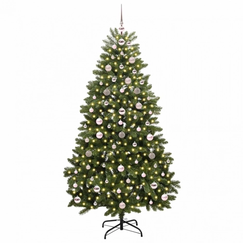 Mākslīgā Ziemassvētku Eglīte Zaļa 180 Cm Pvc Un Metāls Vidaxl