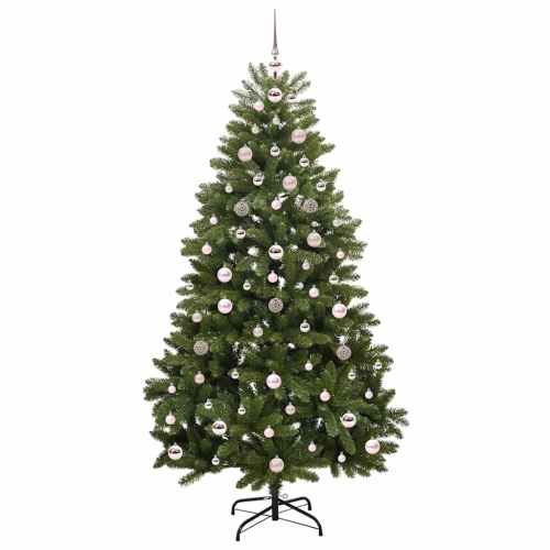 Mākslīgā Ziemassvētku Eglīte Zaļa 180 Cm Pvc Un Metāls Vidaxl