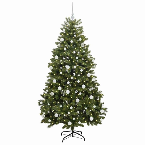 Mākslīgā Ziemassvētku Eglīte Zaļa 180 Cm Pvc Un Metāls Vidaxl