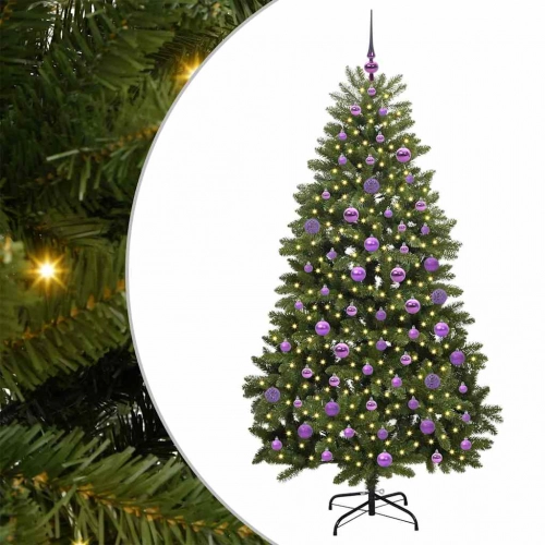 Mākslīgā Ziemassvētku Eglīte Zaļa 180 Cm Pvc Un Metāls Vidaxl