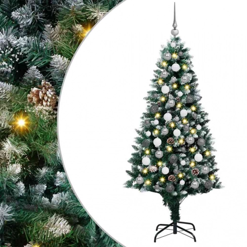Mākslīgā Ziemassvētku Eglīte Zaļa 180 Cm Pvc Vidaxl