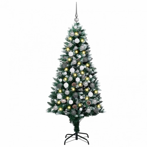 Mākslīgā Ziemassvētku Eglīte Zaļa 180 Cm Pvc Vidaxl