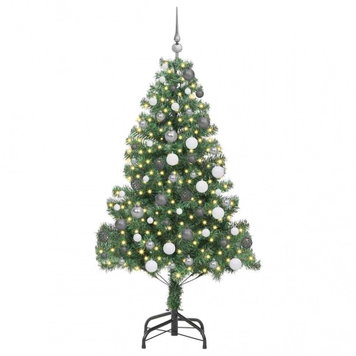 Mākslīgā Ziemassvētku Eglīte Zaļa 180 X 40 Cm Pvc Vidaxl