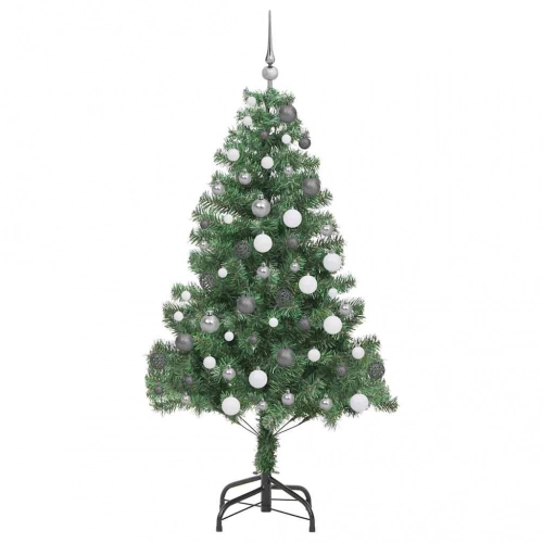 Mākslīgā Ziemassvētku Eglīte Zaļa 180 X 40 Cm Pvc Vidaxl