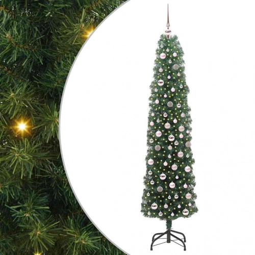 Mākslīgā Ziemassvētku Eglīte Zaļa 210 Cm Pvc Vidaxl