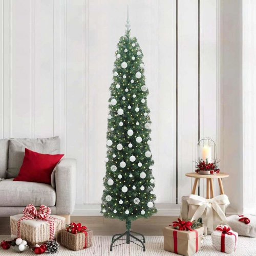 Mākslīgā Ziemassvētku Eglīte Zaļa 210 Cm Pvc Vidaxl