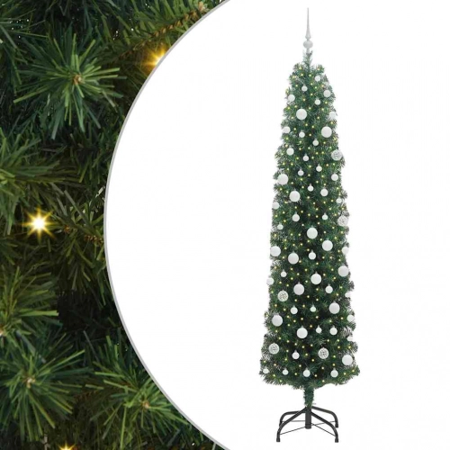 Mākslīgā Ziemassvētku Eglīte Zaļa 210 Cm Pvc Vidaxl