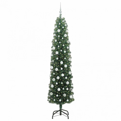 Mākslīgā Ziemassvētku Eglīte Zaļa 210 Cm Pvc Vidaxl