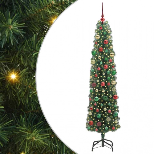 Mākslīgā Ziemassvētku Eglīte Zaļa 210 Cm Pvc Vidaxl