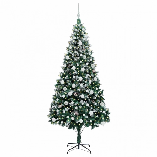 Mākslīgā Ziemassvētku Eglīte Zaļa 210 Cm Pvc Vidaxl