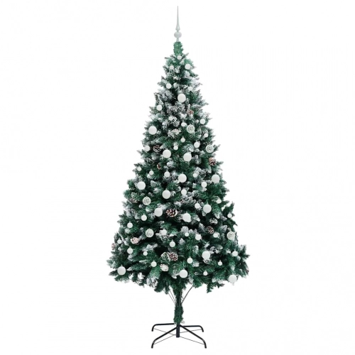 Mākslīgā Ziemassvētku Eglīte Zaļa 210 Cm Pvc Vidaxl